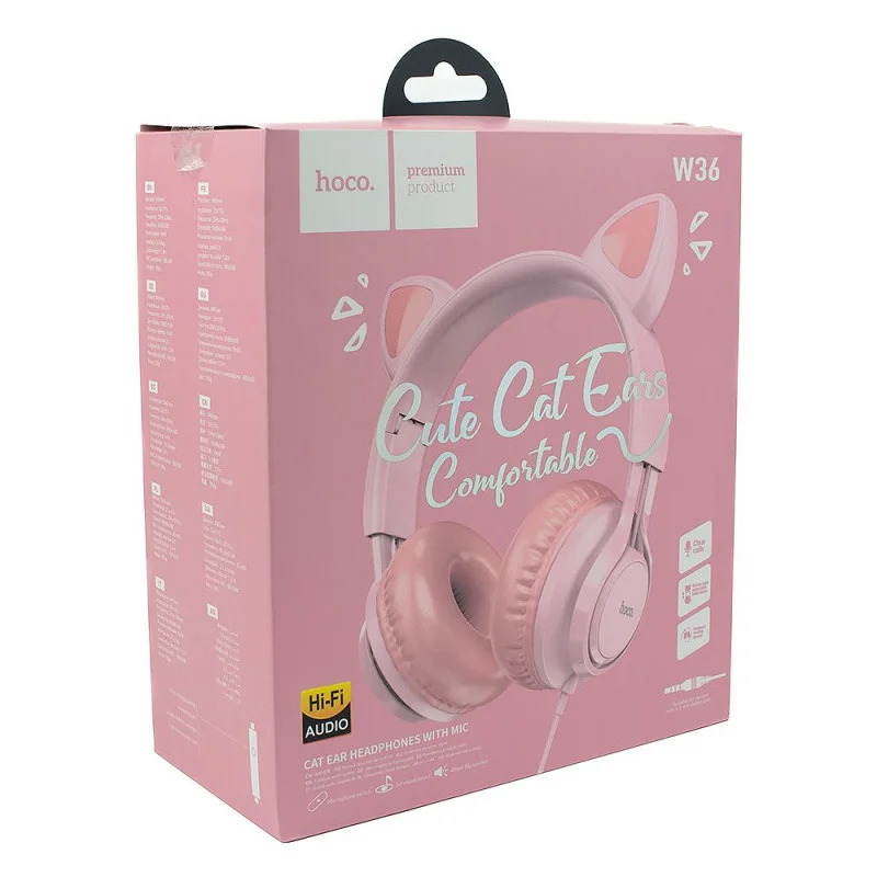 Наушники Hoco W36 Cat Ear